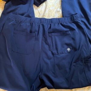 Healing hands HH navy blue scrub pants women’s size XL